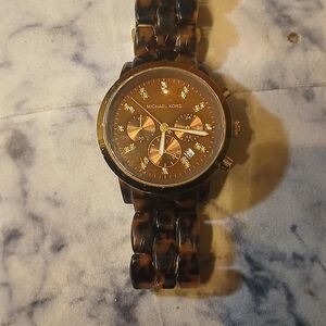 Michael Kors Brown Tortoise Watch
